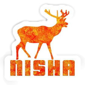 Sticker Nisha Deer Image