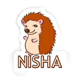 Sticker Nisha Hedgehog Image