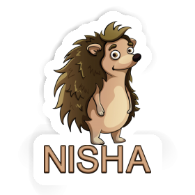 Nisha Sticker Hedgehog Image