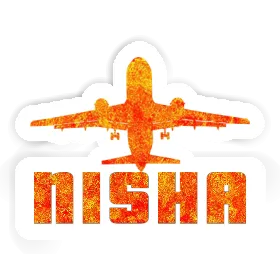 Autocollant Nisha Jumbo-Jet Image