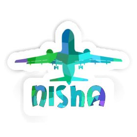 Jumbo-Jet Autocollant Nisha Image