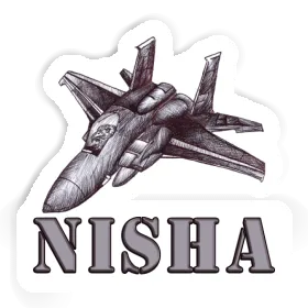 Autocollant Avion Nisha Image