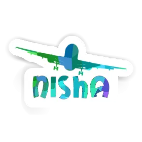 Avion Autocollant Nisha Image