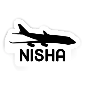 Jumbo-Jet Autocollant Nisha Image