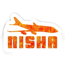 Autocollant Nisha Jumbo-Jet Image
