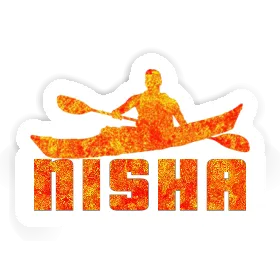 Nisha Autocollant Kayakiste Image