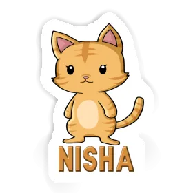 Sticker Nisha Cat Image