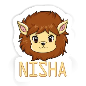 Sticker Nisha Lion Image