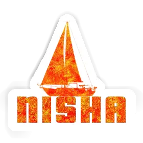 Voilier Autocollant Nisha Image