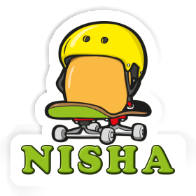 Skateboard Egg Sticker Nisha Image