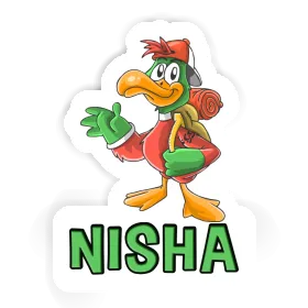 Wanderer Aufkleber Nisha Image