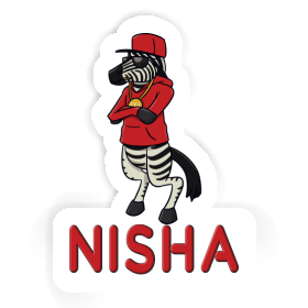 Autocollant Zebra Nisha Image