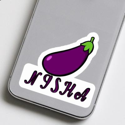 Aubergine Sticker Nisha Aubergine Sticker Nisha Image