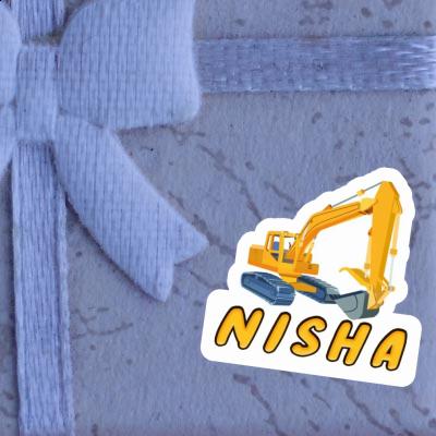 Sticker Excavator Nisha Notebook Sticker Excavator Nisha Gift package Image