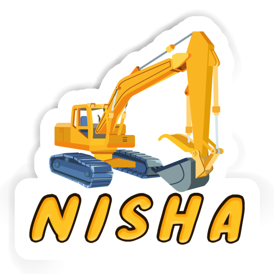 Sticker Excavator Nisha Sticker Excavator Nisha Image