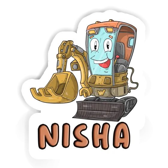Kleiner Bagger Aufkleber Nisha Kleiner Bagger Aufkleber Nisha Image