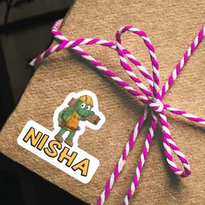 Autocollant Nisha Ouvrier du bâtiment Notebook Autocollant Nisha Ouvrier du bâtiment Gift package Image