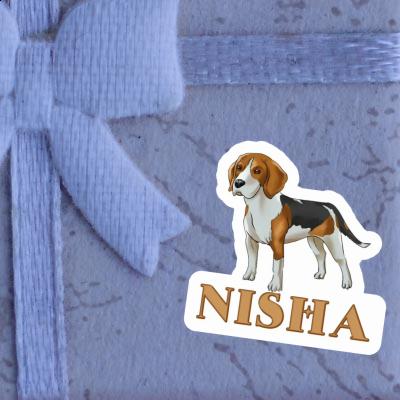 Beagle Aufkleber Nisha Gift package Image