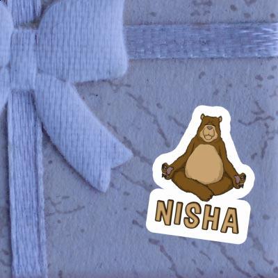 Nisha Autocollant Ours Notebook Image