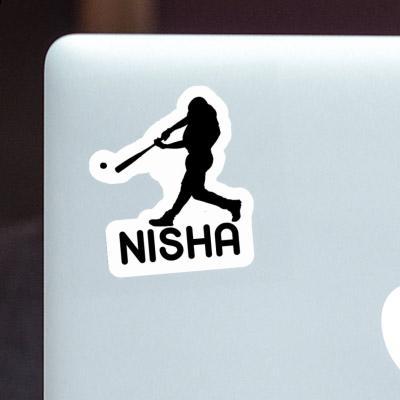 Baseballspieler Sticker Nisha Notebook Baseballspieler Sticker Nisha Gift package Image