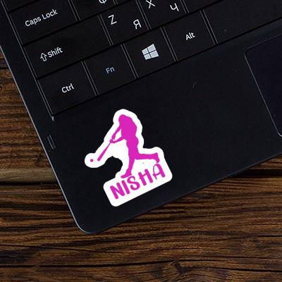 Nisha Sticker Baseballspieler Gift package Image