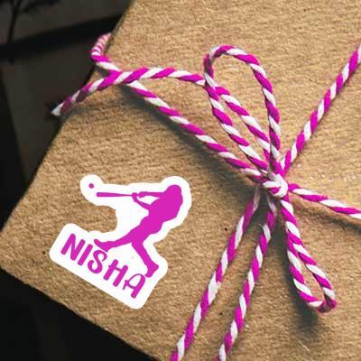 Nisha Sticker Baseballspieler Gift package Image