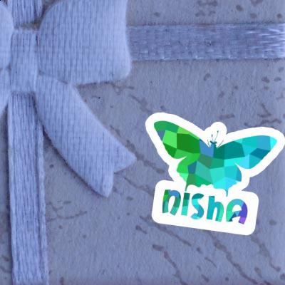 Autocollant Nisha Papillon Notebook Image