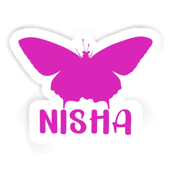 Nisha Sticker Schmetterling Notebook Nisha Sticker Schmetterling Gift package Image