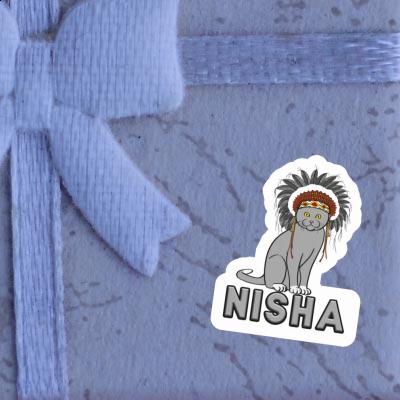 Nisha Autocollant Chat indien Nisha Autocollant Chat indien Image