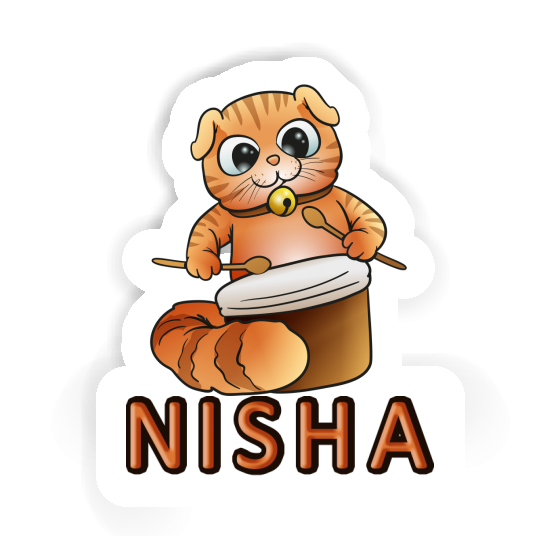 Autocollant Nisha Chat-tambour Notebook Autocollant Nisha Chat-tambour Gift package Image
