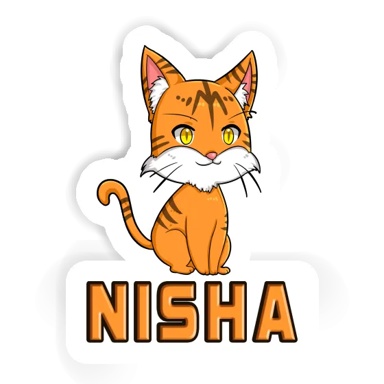 Sticker Kitten Nisha Notebook Sticker Kitten Nisha Gift package Image
