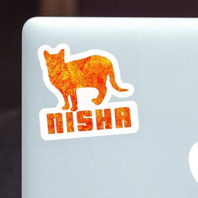 Autocollant Nisha Chat Laptop Autocollant Nisha Chat Laptop Image