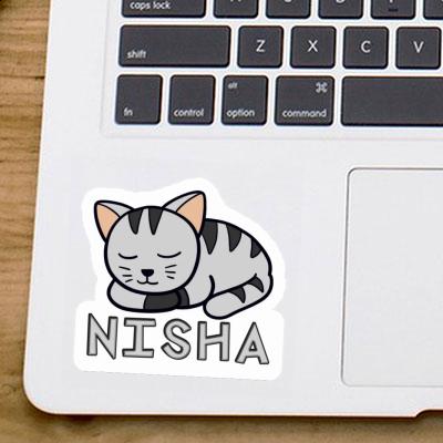 Nisha Autocollant Chat Notebook Nisha Autocollant Chat Notebook Image