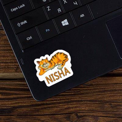 Aufkleber Nisha Katze Notebook Aufkleber Nisha Katze Notebook Image