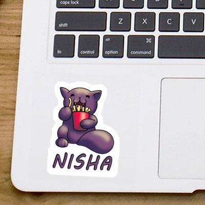 Aufkleber Nisha Katze Aufkleber Nisha Katze Image