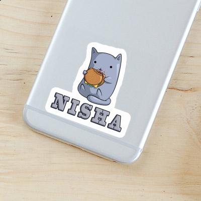 Hamburger Cat Sticker Nisha Notebook Hamburger Cat Sticker Nisha Gift package Image