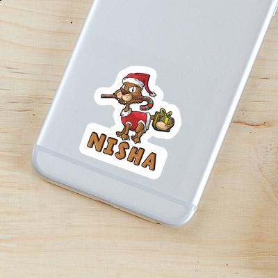 Aufkleber Nisha Weihnachtskatze Notebook Aufkleber Nisha Weihnachtskatze Gift package Image