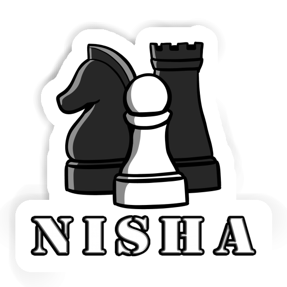 Aufkleber Schachfigur Nisha Notebook Aufkleber Schachfigur Nisha Gift package Image