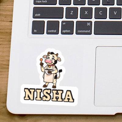 Nisha Sticker Kuh Notebook Nisha Sticker Kuh Gift package Image