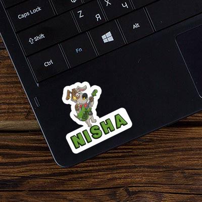 Sticker Nisha Gitarrist Notebook Sticker Nisha Gitarrist Gift package Image