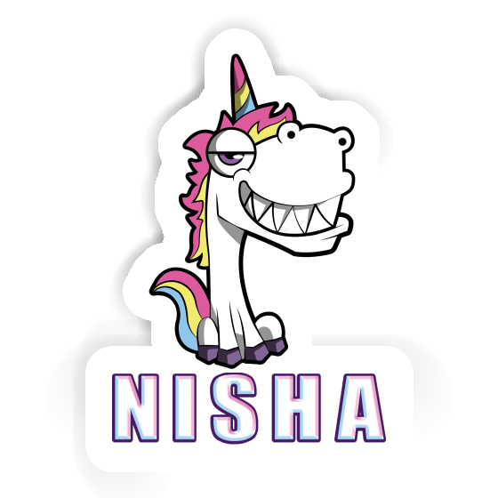Nisha Sticker Grinning Unicorn Notebook Nisha Sticker Grinning Unicorn Notebook Image