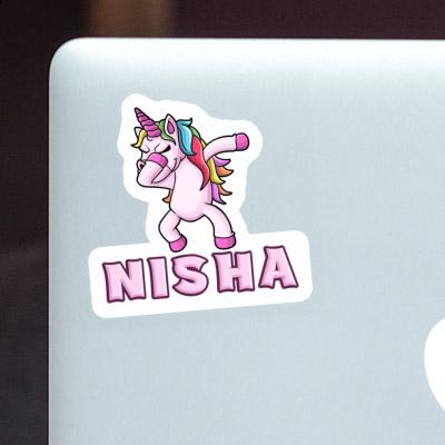 Sticker Dabbing Unicorn Nisha Laptop Sticker Dabbing Unicorn Nisha Laptop Image