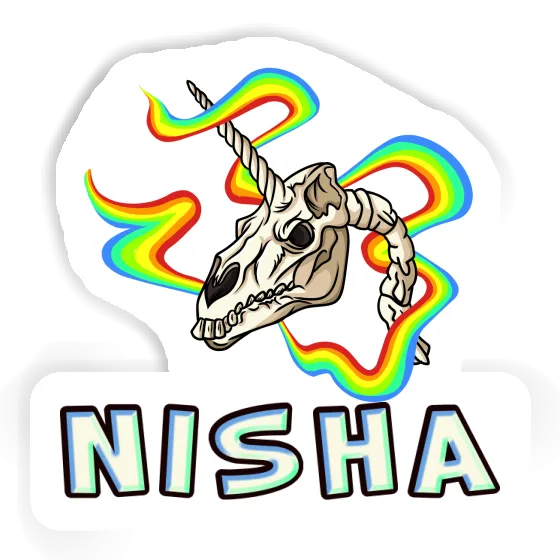 Nisha Sticker Unicorn Skull Gift package Image