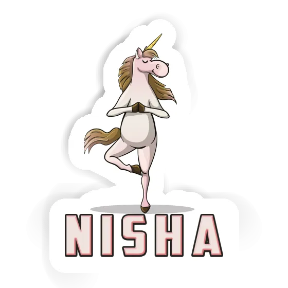 Sticker Nisha Yoga Unicorn Notebook Sticker Nisha Yoga Unicorn Gift package Image