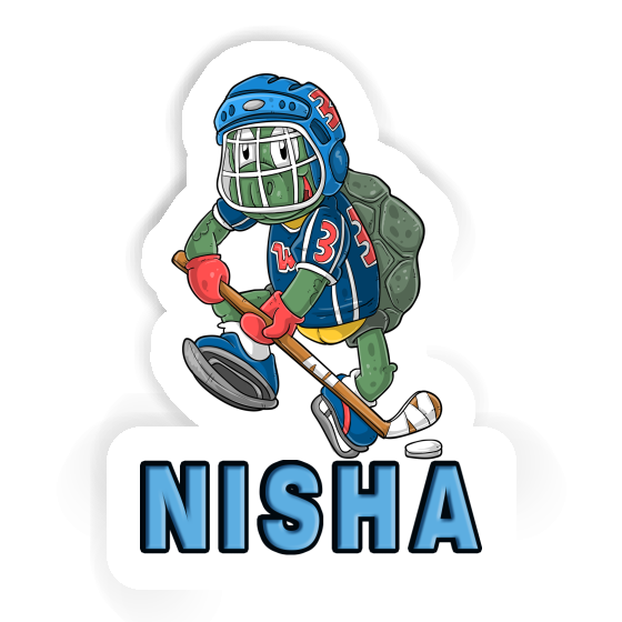 Nisha Sticker Eishockeyspieler Notebook Nisha Sticker Eishockeyspieler Notebook Image