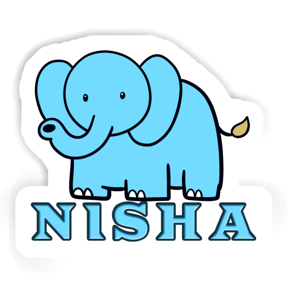 Autocollant Nisha Éléphant Gift package Image