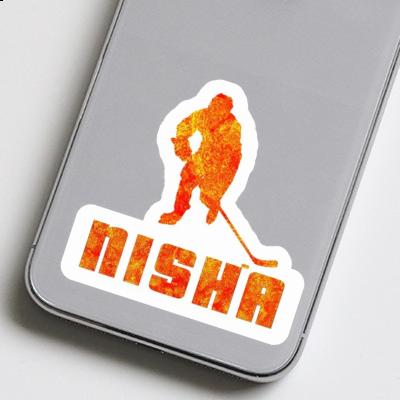 Autocollant Joueur de hockey Nisha Notebook Autocollant Joueur de hockey Nisha Gift package Image