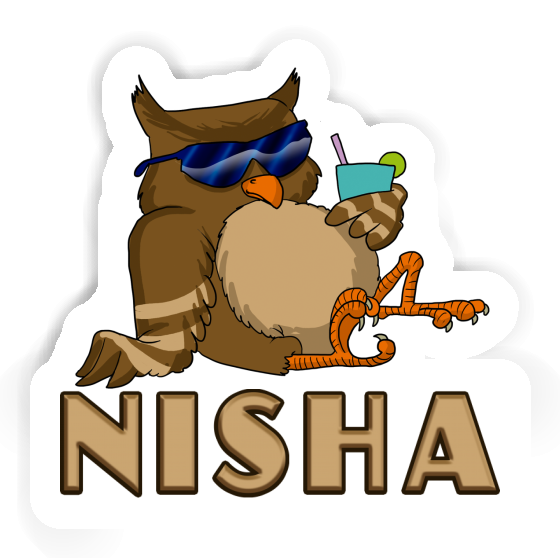 Eule Aufkleber Nisha Eule Aufkleber Nisha Image