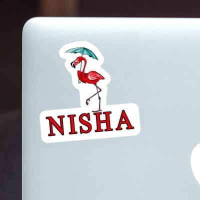 Sticker Nisha Flamingo Notebook Sticker Nisha Flamingo Gift package Image