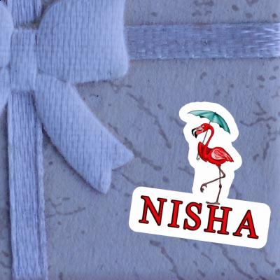 Sticker Nisha Flamingo Sticker Nisha Flamingo Image